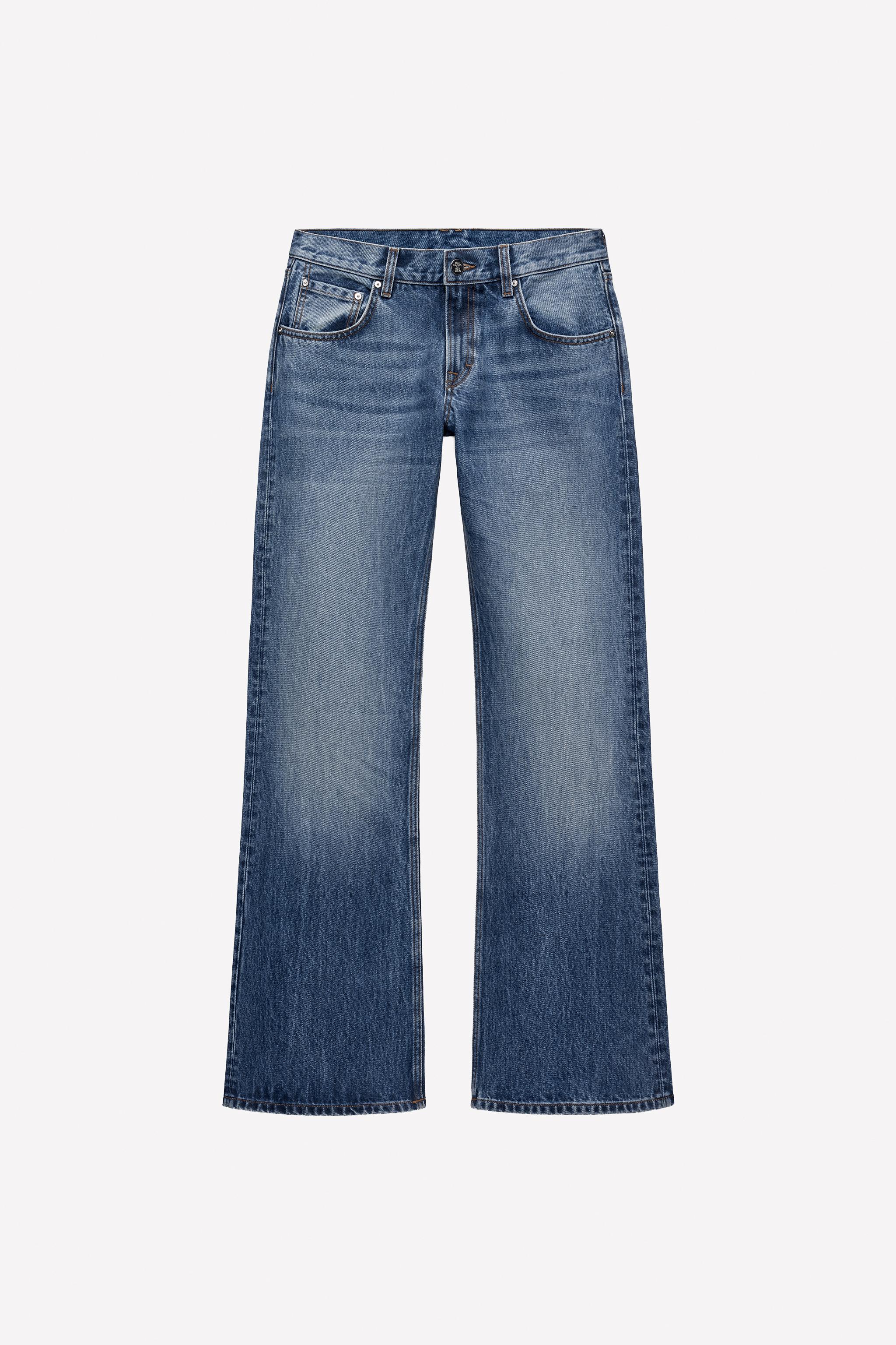 LUDOVIC DE SAINT SERNIN x ZARA LOW-RISE BOOTCUT JEANS